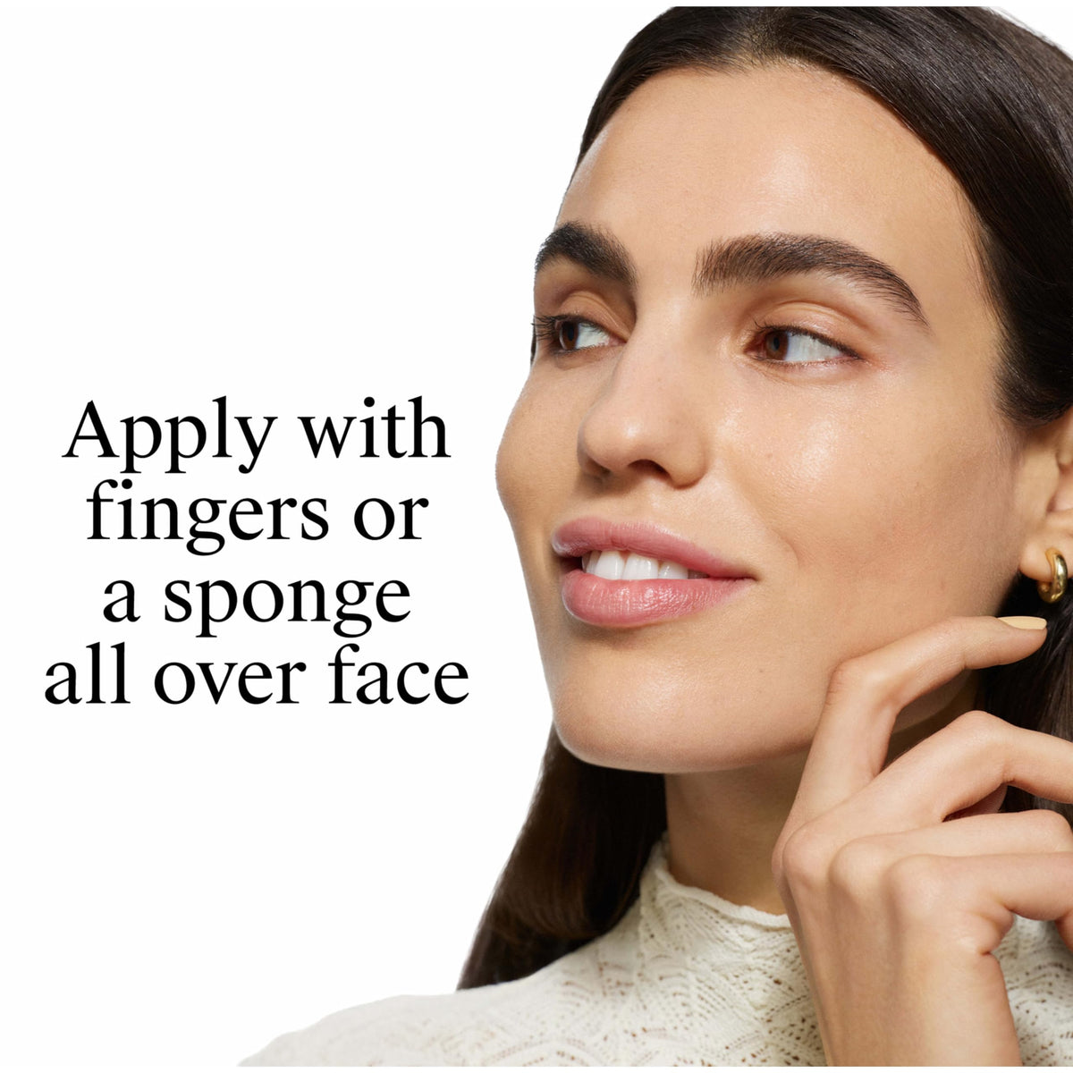 Neutrogena tube staged with a makeup bag illustrating easy integration into daily beauty routines