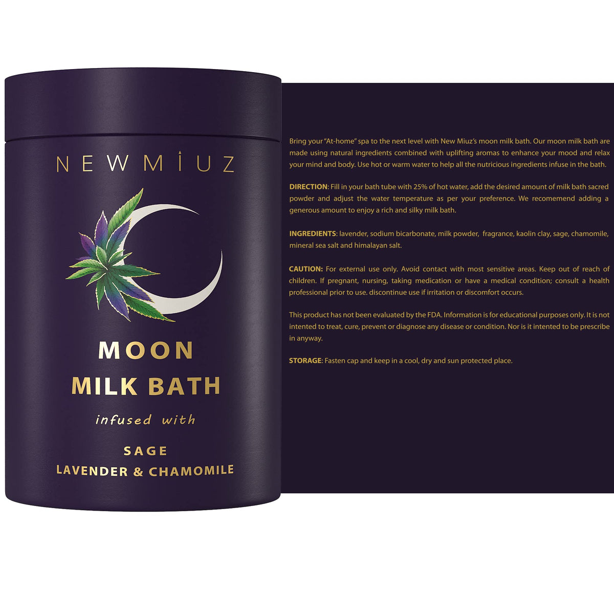 New Miuz gift wrap presentation conveying luxury-relaxation gifting benefit