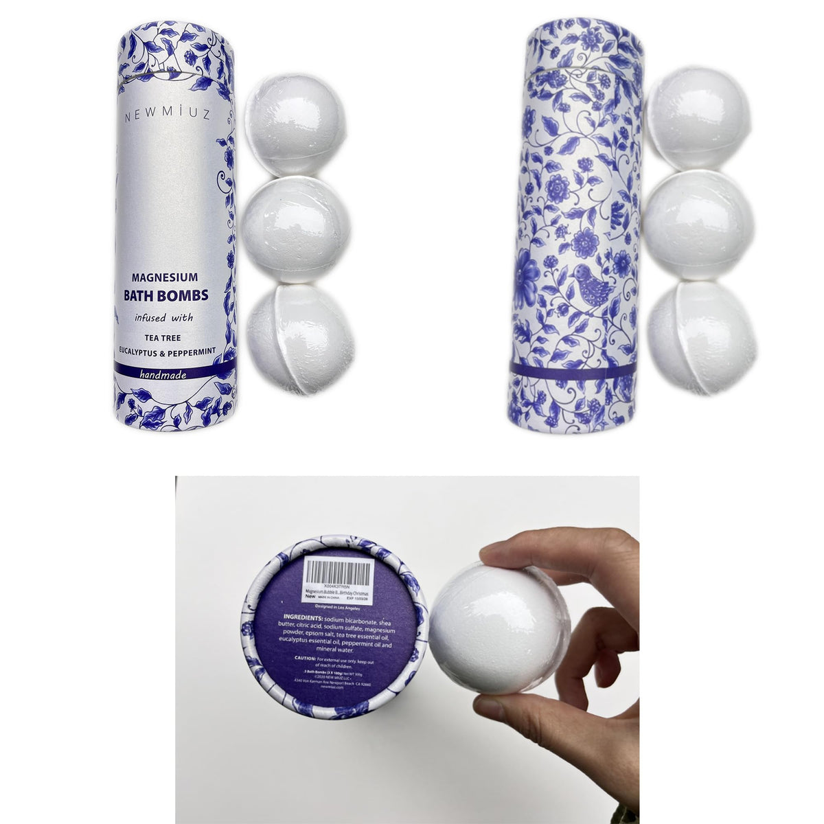 New Miuz product label close-up showing ingredient list and clear content benefits