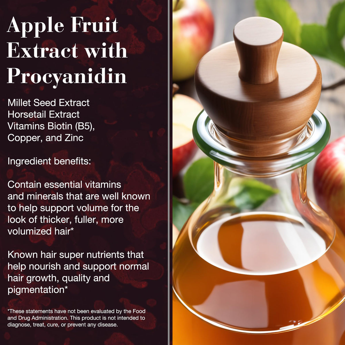 NEW NORDIC ingredients label highlighting biotin and Biopectin details