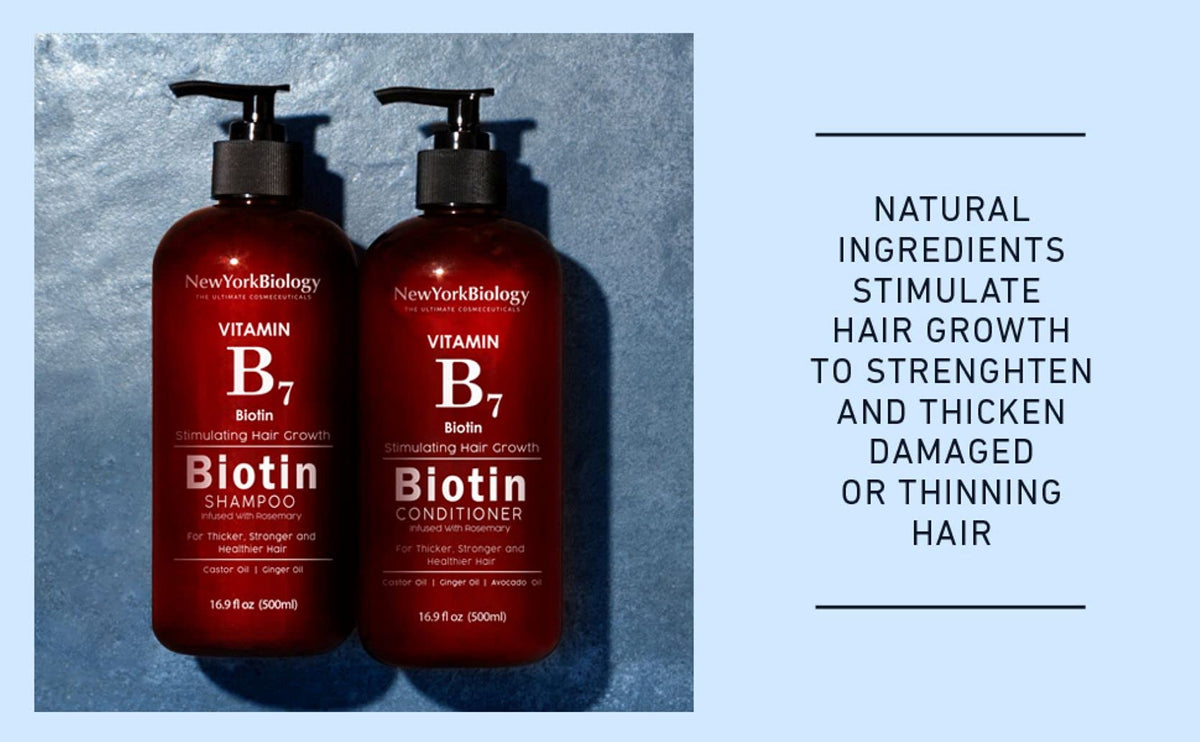 NEW YORK BIOLOGY conditioner creamy texture applied for smooth detangling benefit