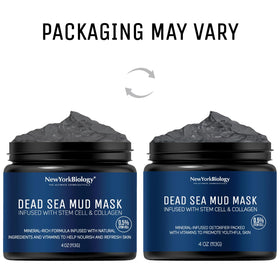 New York Biology mud mask texture closeup highlighting mineral-rich consistency