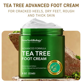 New York Biology cream beside a hand for scale demonstrating product size