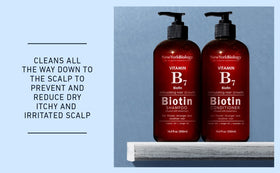 NEW YORK BIOLOGY set staged in bathroom conveying daily routine convenience benefit