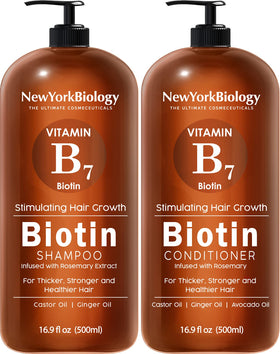 NEW YORK BIOLOGY front packaging showing both bottles and volume benefit