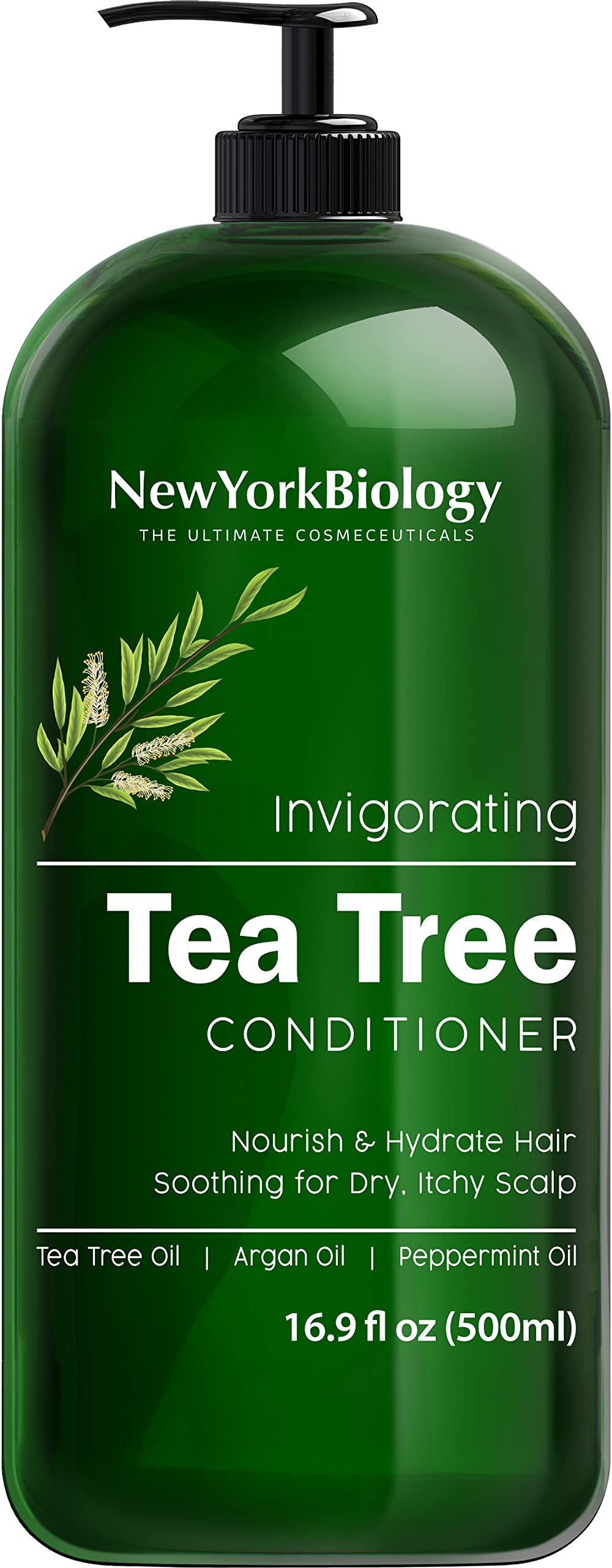 New York Biology front pack shows bottle and label, clear brand benefit