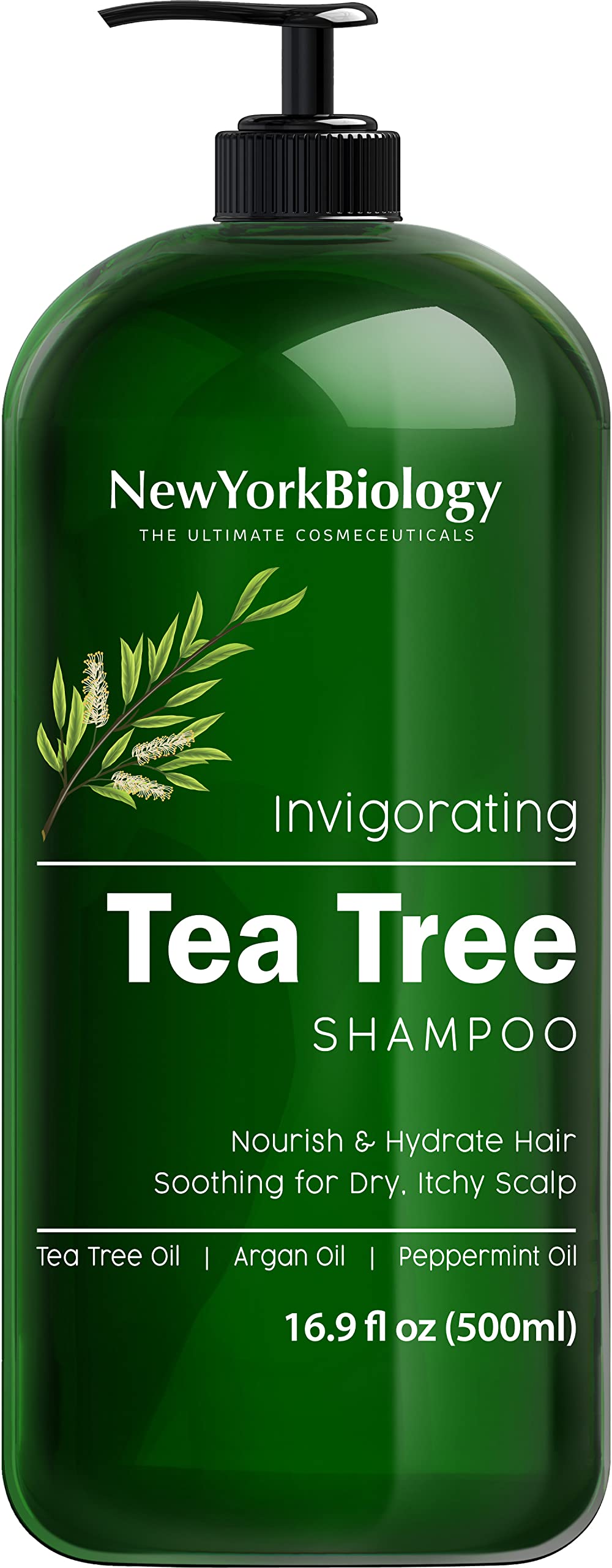 new york biology front bottle showing product and refreshing scent benefits