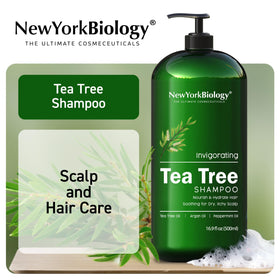 new york biology texture drop on hand showing moisturizing, non-stripping formula