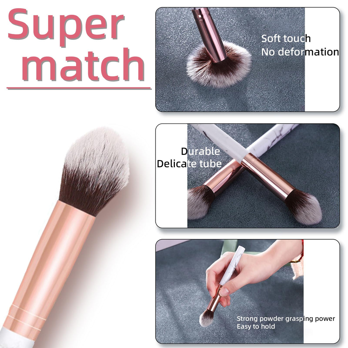 NewBang contour and blush applied on model demonstrating sculpting and color payoff benefit