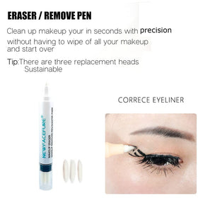 Newfacefure eraser tip close-up highlighting gentle removal power