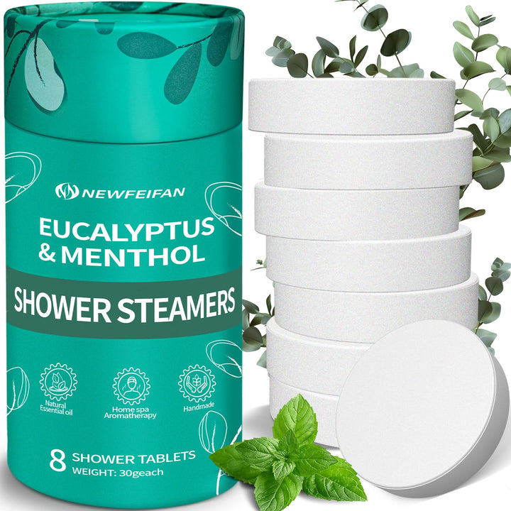 NEWFEIFAN front packaging showing eucalyptus menthol gift set freshness