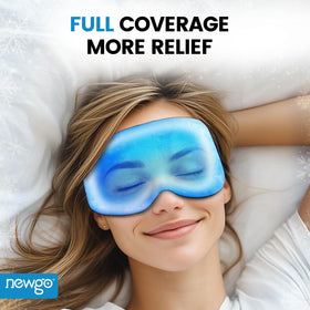 NEWGO close-up of 3D contoured design highlighting pressure-free eye cavities