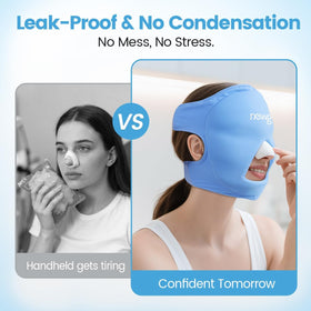NEWGO adjustable straps demonstration for secure hands-free therapy