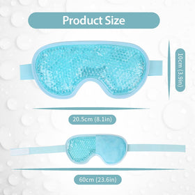 NEWGO gel flexibility close-up showing conforming gel for full eyelid contact