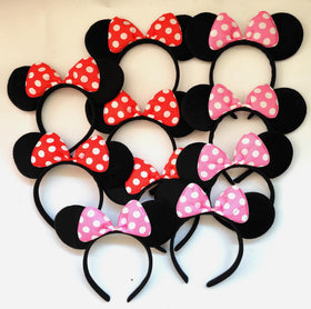 NEWTGAN close-up of velvet ear and sewn pink bow highlighting durability