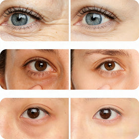 Newtiful device next to eye cream showing compatibility to assist product absorption benefit