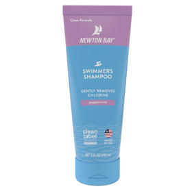 Newton Bay front tube showing product and benefits