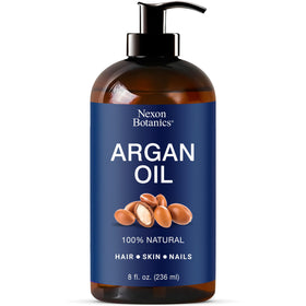 Nexon Botanics front bottle view showing label and protective dark amber design
