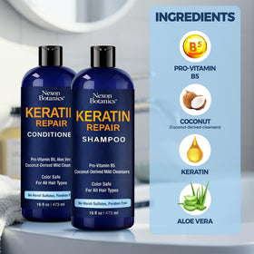 Nexon Botanics shampoo pump dispensing gentle cleanser to reduce buildup