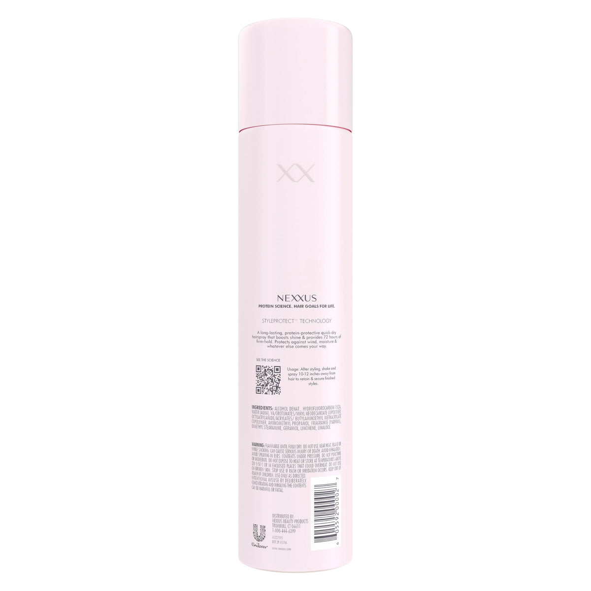 Nexxus spray nozzle close-up demonstrating precise even mist application benefit