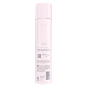 Nexxus spray nozzle close-up demonstrating precise even mist application benefit