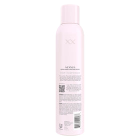 Nexxus close-up of spray mist and texture particles demonstrating airy lift