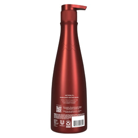 Nexxus conditioner back label details showing ingredients and directions