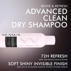 Nexxus before and after oily roots showing lifted volume benefit