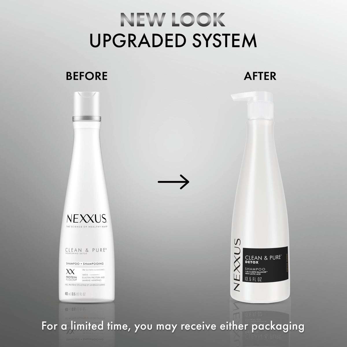 Nexxus Clarifix Balancer lactic acid ingredient closeup highlighting targeted action