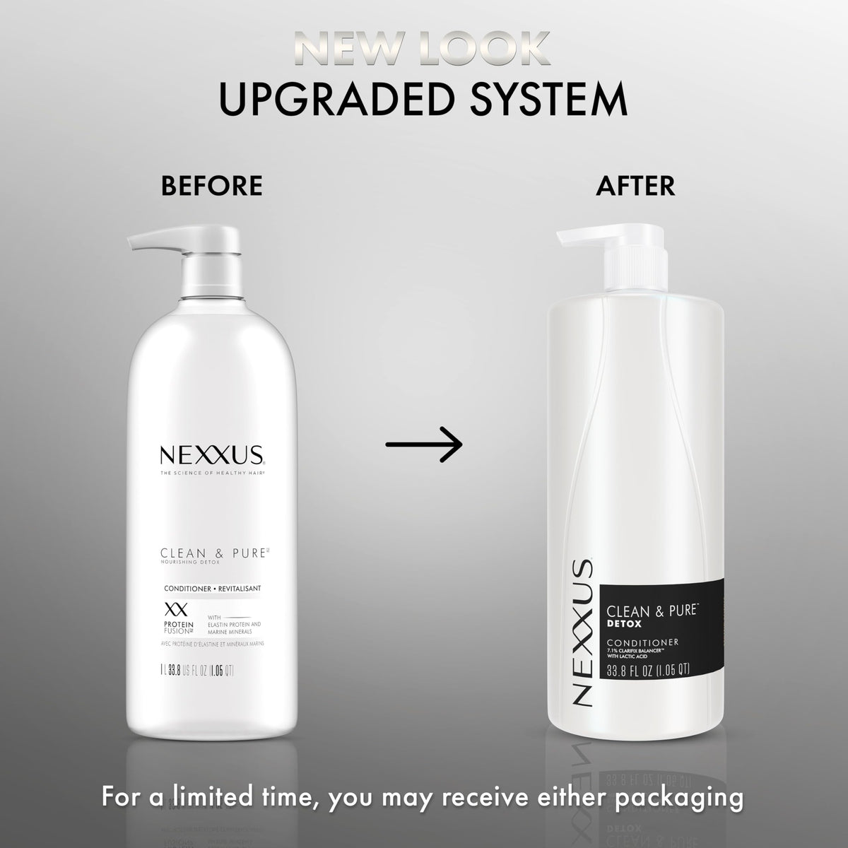 Nexxus creamy conditioner texture demonstrating lightweight hydration