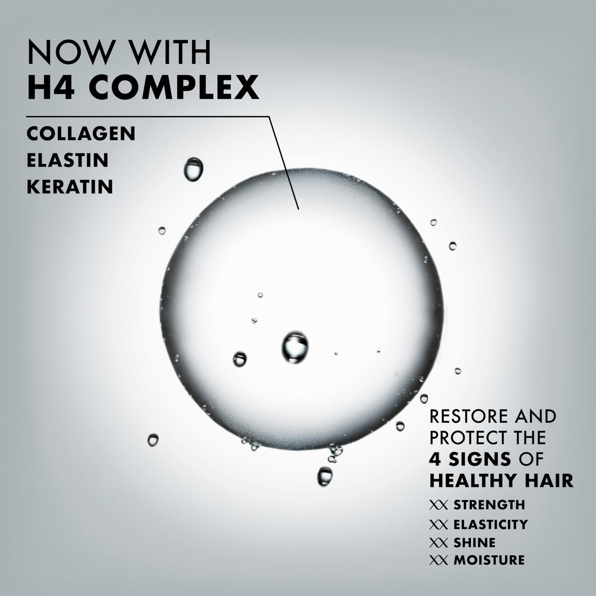Nexxus ingredient label close-up showing CLARIFIX BALANCER and lactic acid