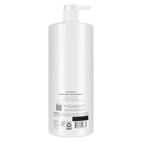 Nexxus pump top close-up highlighting easy dispensing for salon use