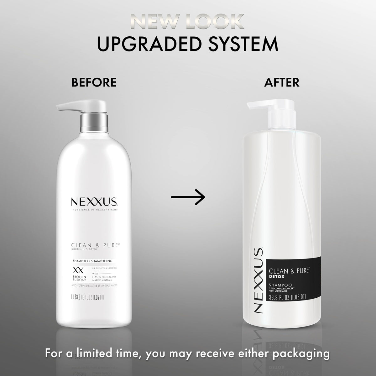 Nexxus creamy foam texture demonstrating gentle yet deep cleansing