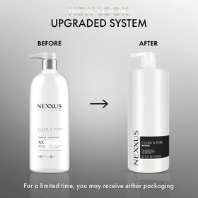Nexxus creamy foam texture demonstrating gentle yet deep cleansing