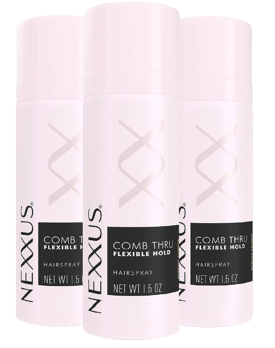 Nexxus front packaging showing the finishing mist and lightweight volume benefit