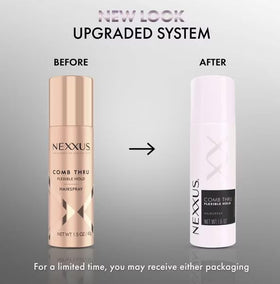 Fine micro-fine mist from Nexxus creating even coverage and airy texture