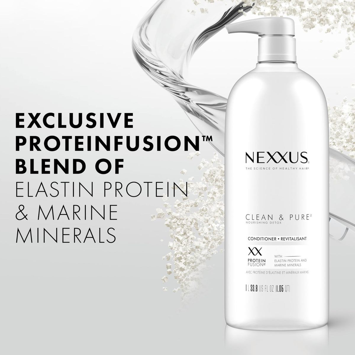 Nexxus conditioner creamy texture hydrates without weighing hair