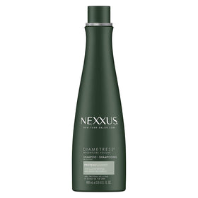 Nexxus DIAMETRESS front view showing both bottles and pack convenience
