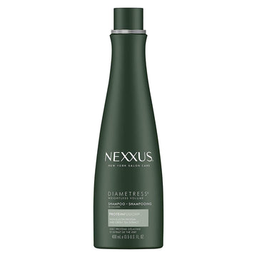 Nexxus DIAMETRESS front view showing both bottles and pack convenience