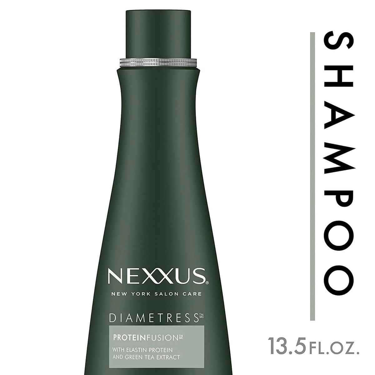 Nexxus DIAMETRESS styled hair lifestyle shot showing fuller-looking volume
