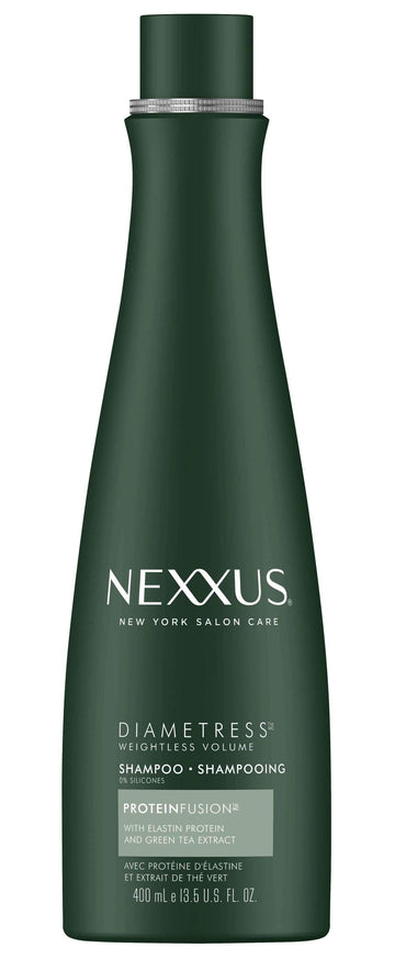 Nexxus Diamtress bottle front view showing label and volumizing benefit