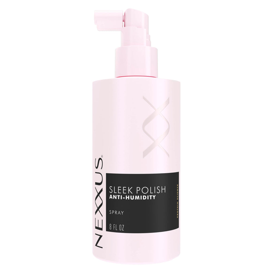 Nexxus front packaging shows bottle and benefits for easy identification