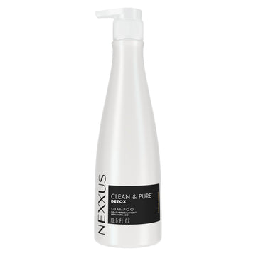 Nexxus bottle front packaging showing product benefit of deep cleansing