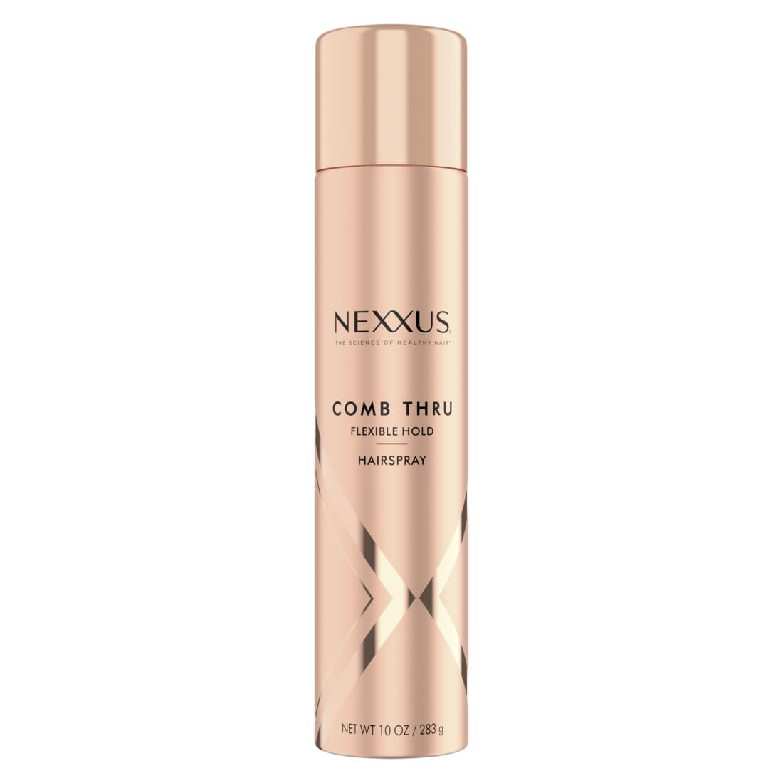 Nexxus front packaging showing two 10 oz cans and product benefits