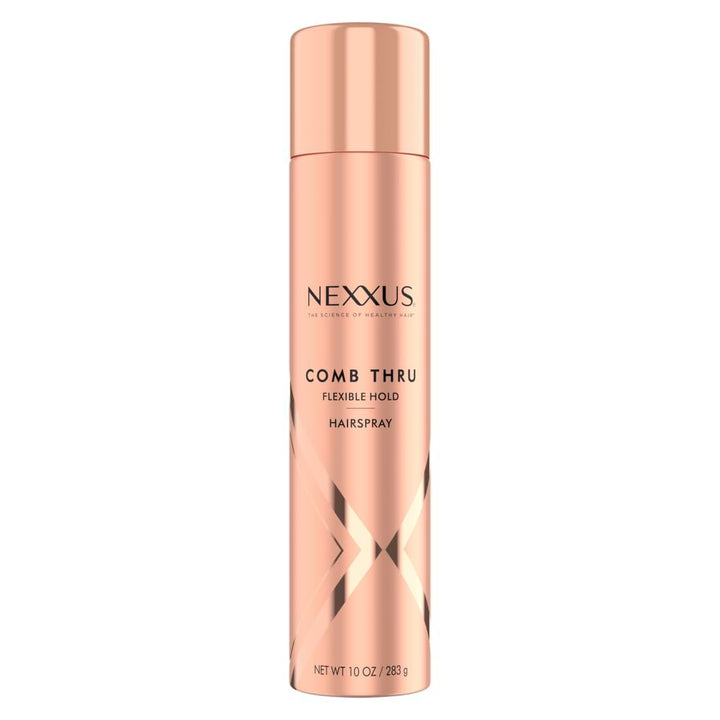 Nexxus front packaging showing two 10 oz cans and product benefits