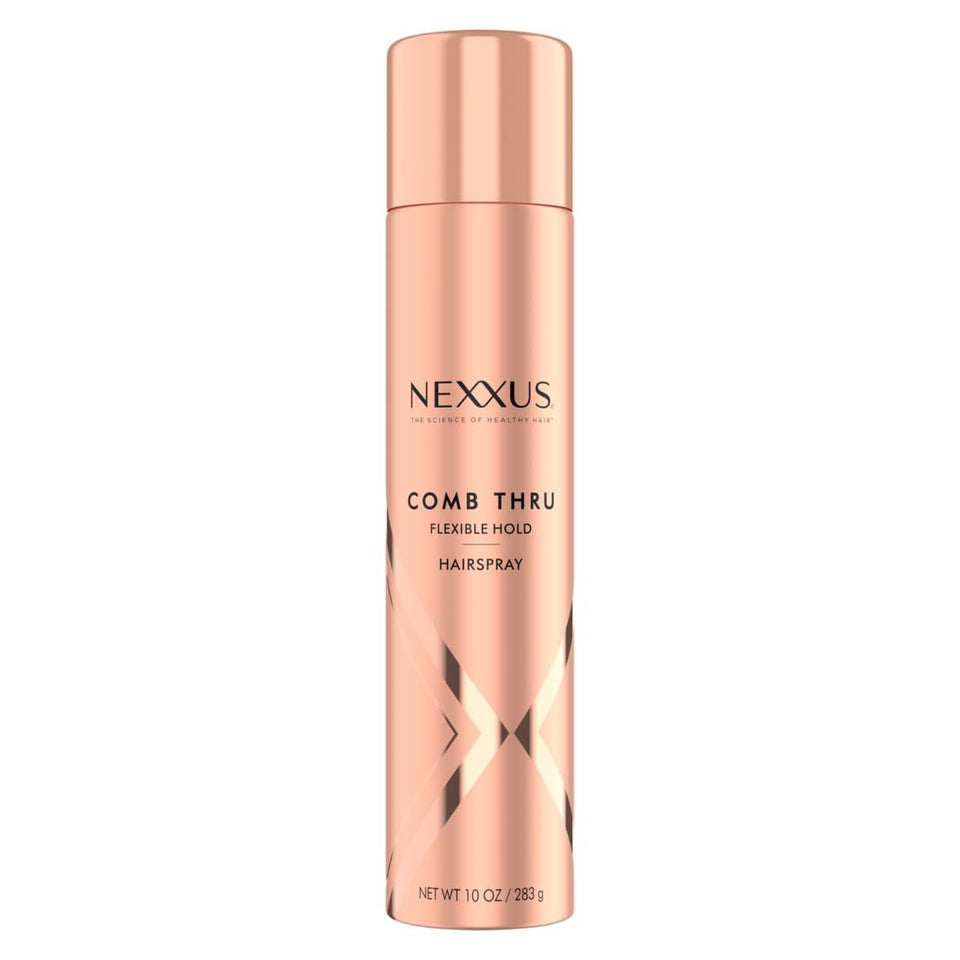 Nexxus front packaging showing two 10 oz cans and product benefits