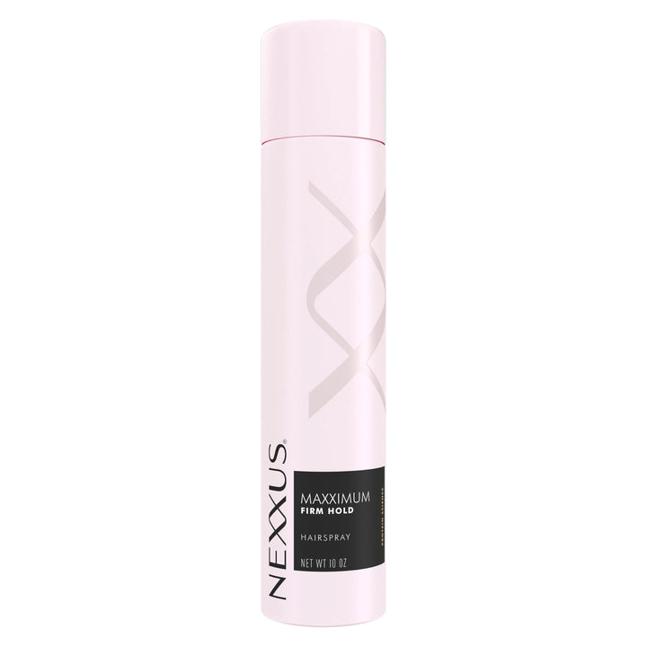 Nexxus front packaging showing Maxximum Finish for long-lasting hold and shine
