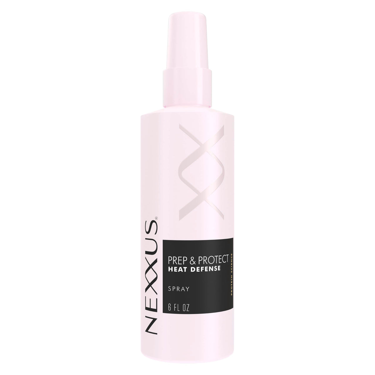 Nexxus front packaging showing 6 oz bottle and label benefits