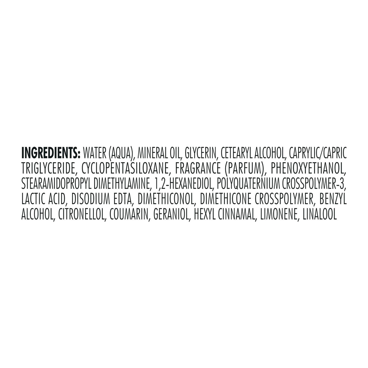 Nexxus label close-up noting color-safe formula and protection benefit
