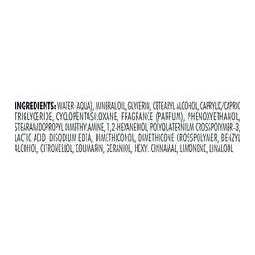 Nexxus label close-up noting color-safe formula and protection benefit